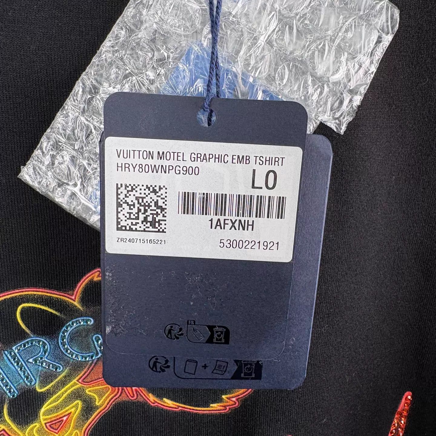 Louis Vuitton LV Western Neon Rhinestone Short Sleeve Tee L Italy Size US L / EU 52-54 / 3 - 7 Thumbnail