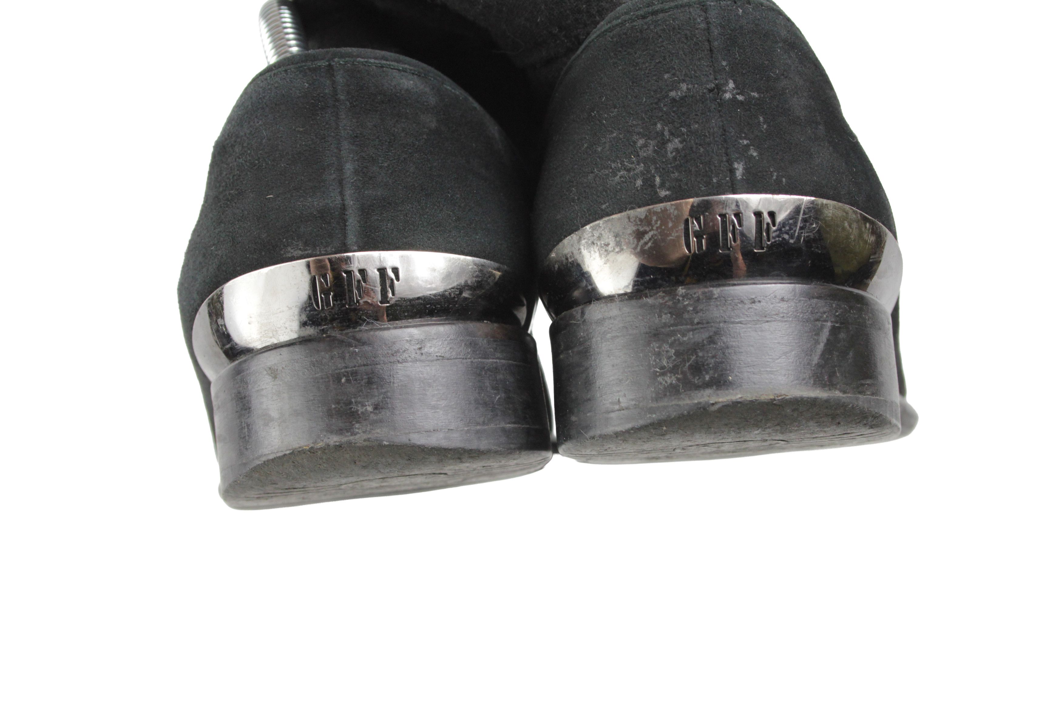 Gianfranco Ferre 90S Logo Suede Loafers Vintage Size US 9 / IT 39 - 9 Thumbnail