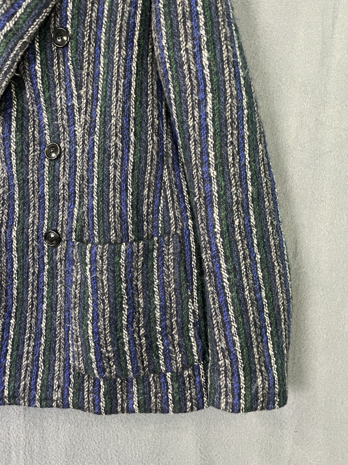 Vintage Sunhouse Made in Italy Mohair Knitted Double Breasted Jacket Size US M / EU 48-50 / 2 - 5 Thumbnail