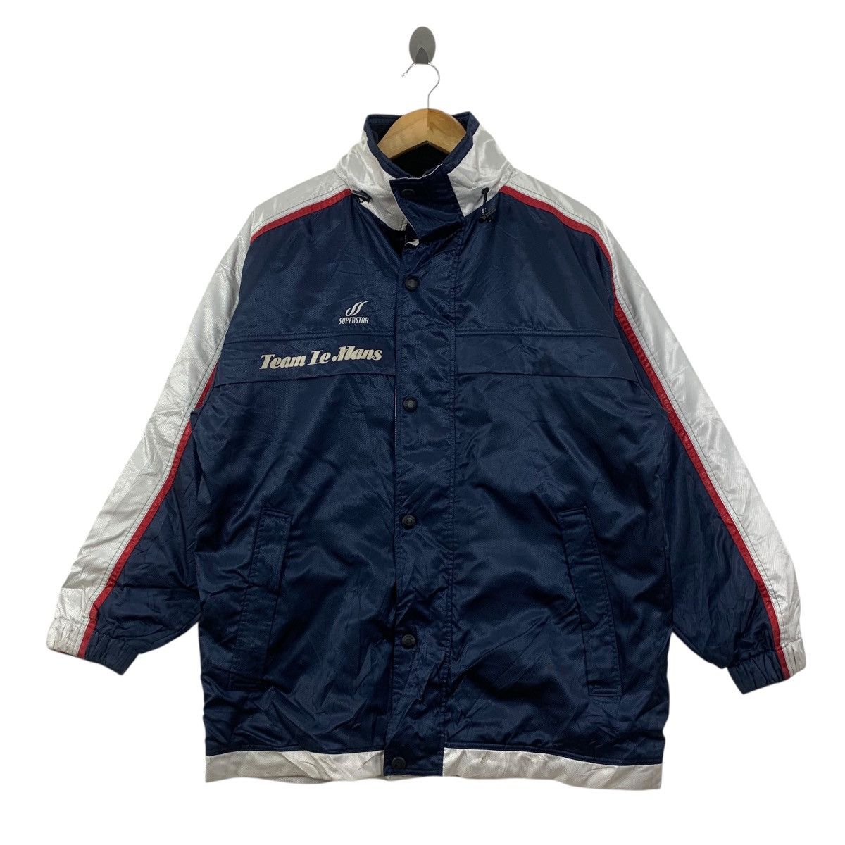Mizuno Vintage MIZUNO TEAM LE MANS Race Car Breath Thermo Jacket Size US M / EU 48-50 / 2 - 4 Thumbnail