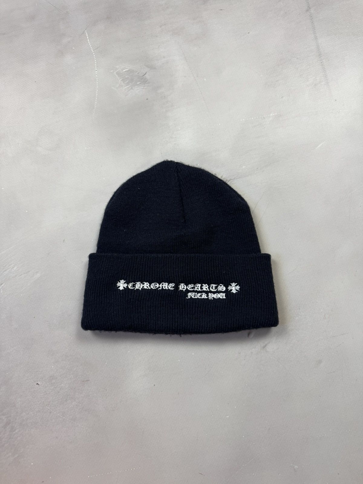 Chrome Hearts Chrome Hearts CH Plus/Fuck You Beanie Size ONE SIZE - 4 Thumbnail