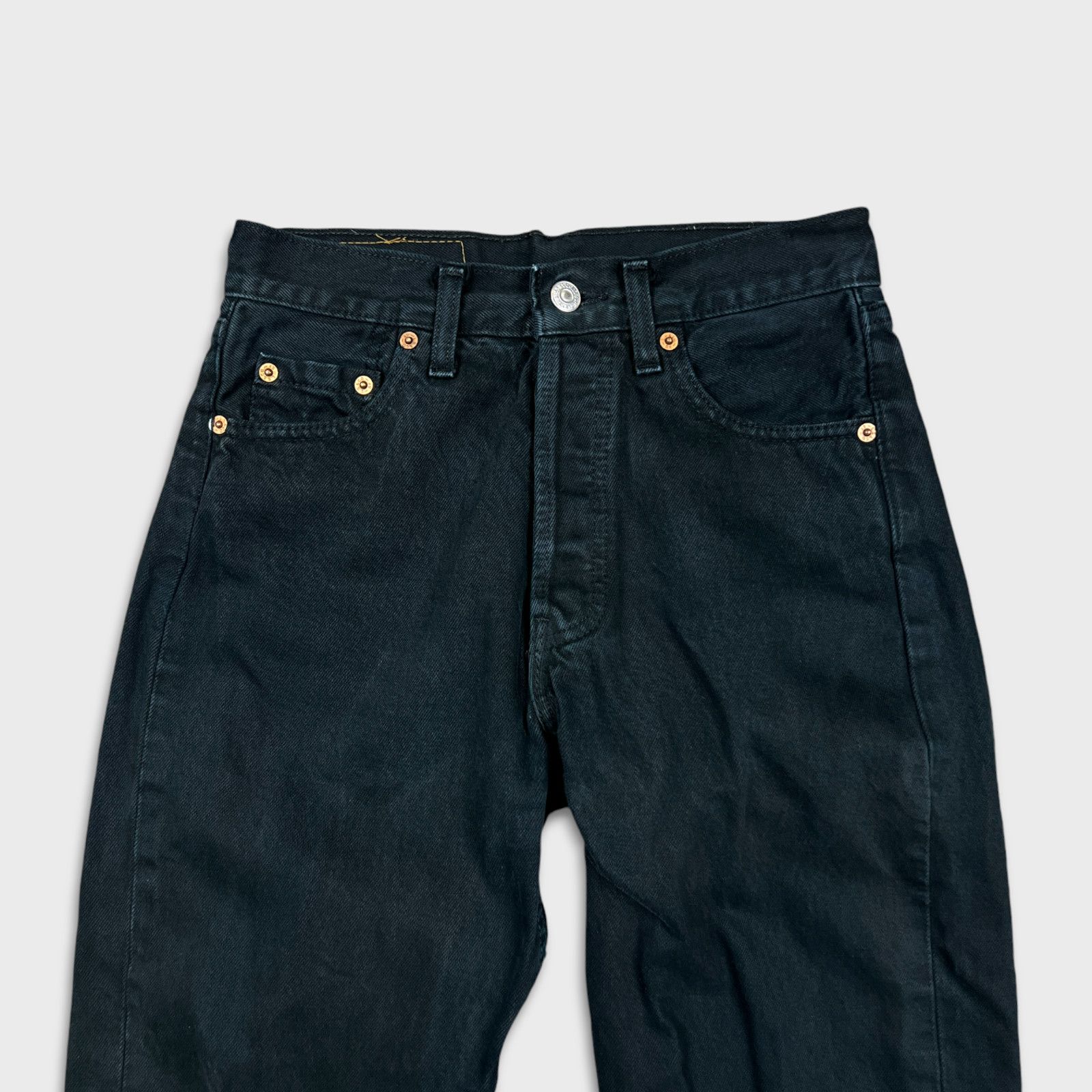 Levi's × Vintage Vintage Levi's 510 02 27x30 Slim Button Fly Denim 90s Pants Size US 27 - 2 Thumbnail