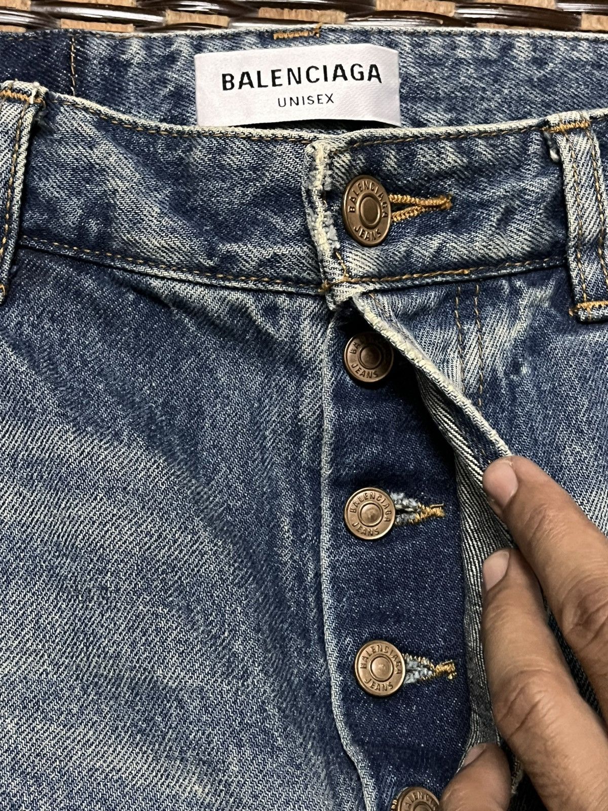 Balenciaga Balenciaga Unisex Jeans Size US 29 - 16 Thumbnail