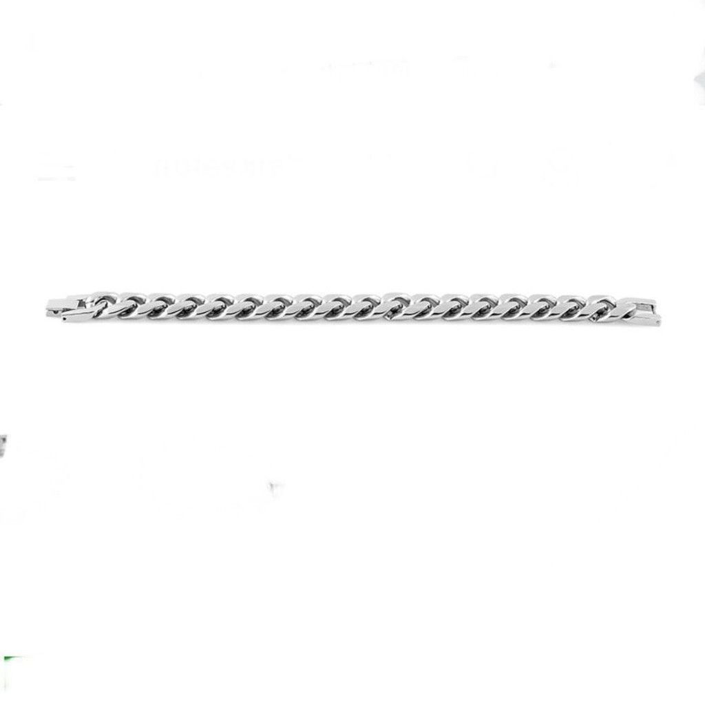 Other New Stainless Steel Flat Curb Link Bracelet Size ONE SIZE - 3 Thumbnail