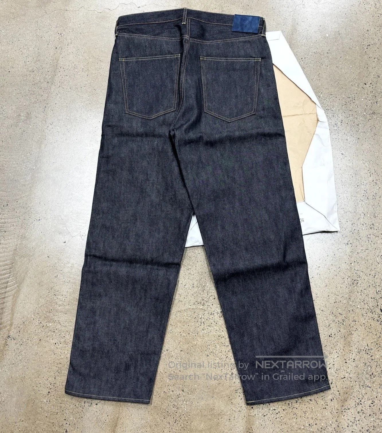 Visvim VISVIM WIDE UNWASHED RAW DENIM JEANS. Size US 34 / EU 50 - 3 Thumbnail