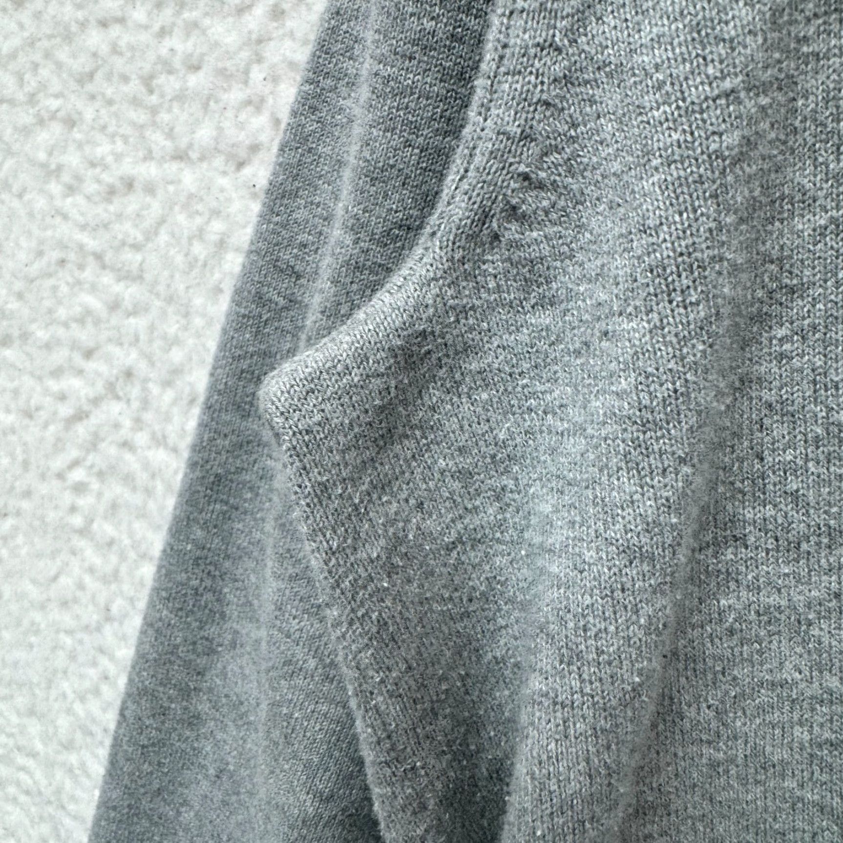 Banana Republic Banana Republic Sweater Mens Medium Grey Knit Mock Neck Snap Button Cotton Size US M / EU 48-50 / 2 - 6 Thumbnail