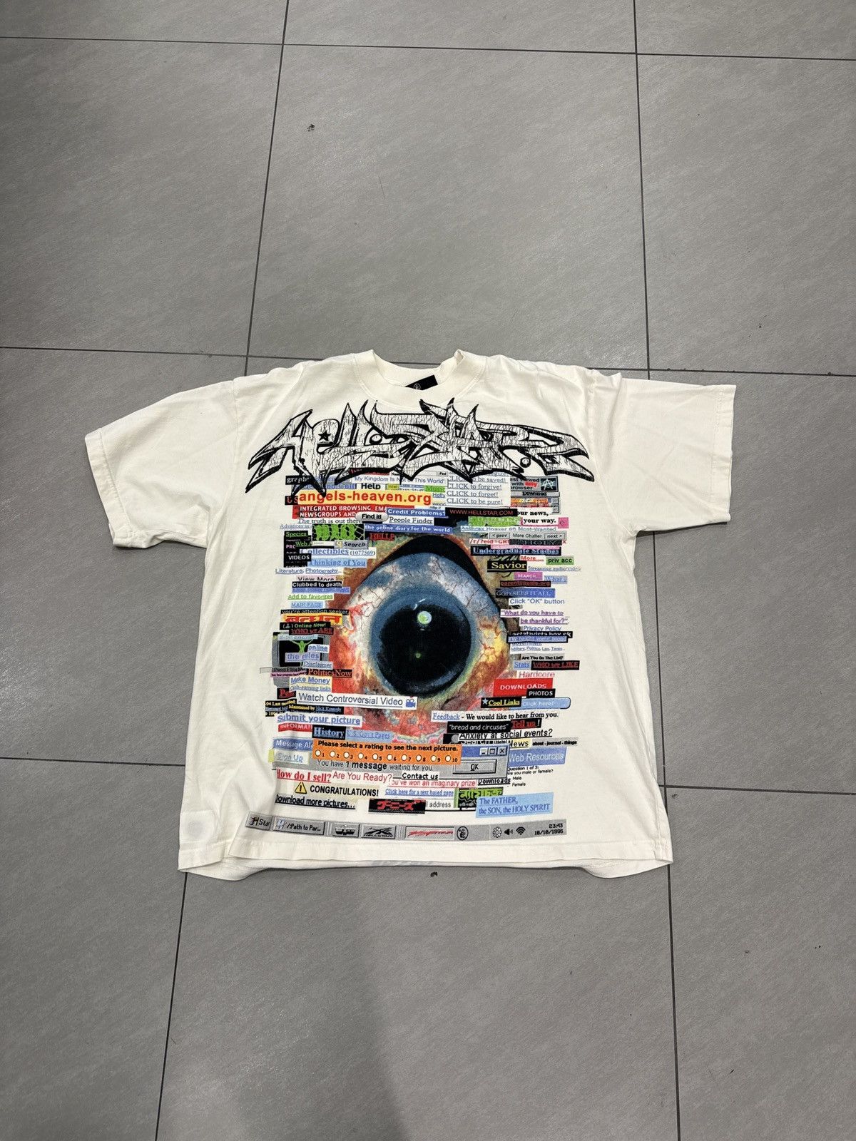 HELLSTAR Hellstar Links T-Shirt SS25 Size US L / EU 52-54 / 3 - 1 Thumbnail