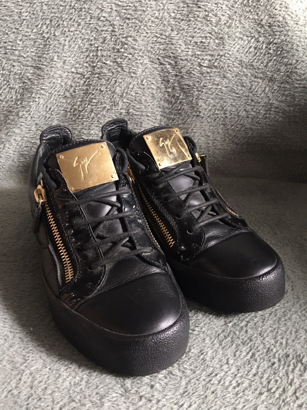 Giuseppe Zanotti Giuseppe Zanotti Black Leather Low-top