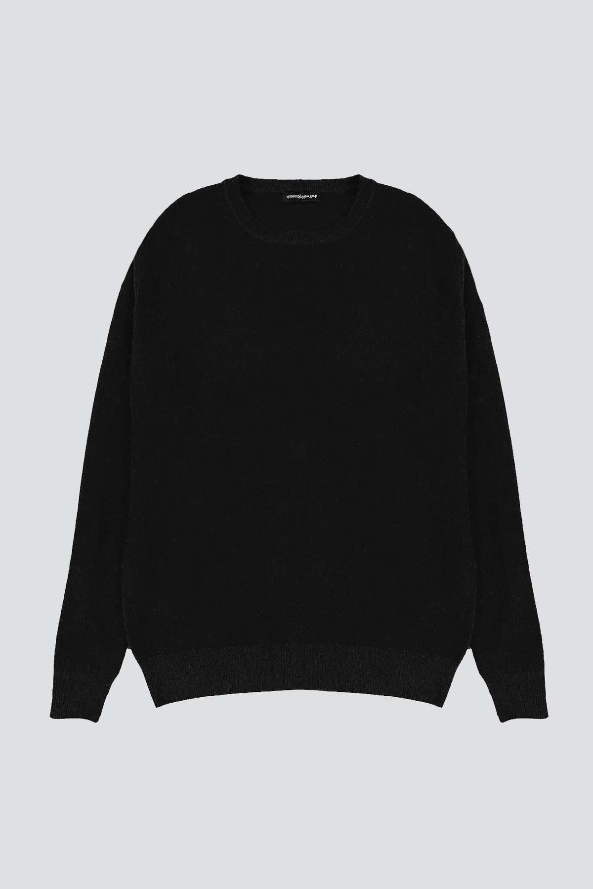 Assembly New York Assembly New York Cashmere Black Crewneck Sweater Size US M / EU 48-50 / 2 - 2 Thumbnail