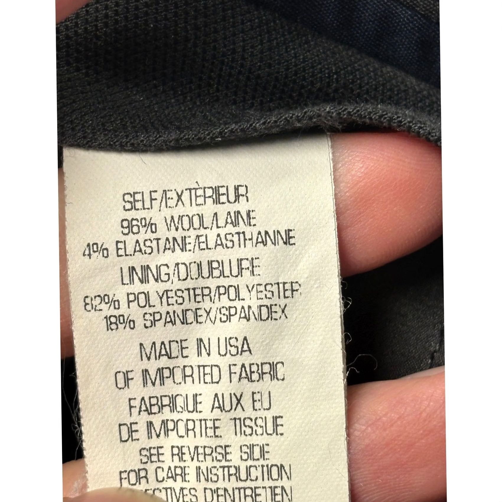 Theory Theory Testra 2B Edition Grey Wool Blend Straight Leg Dress Pants Womens 8 32X29 USA Size M / US 6-8 / IT 42-44 - 4 Thumbnail