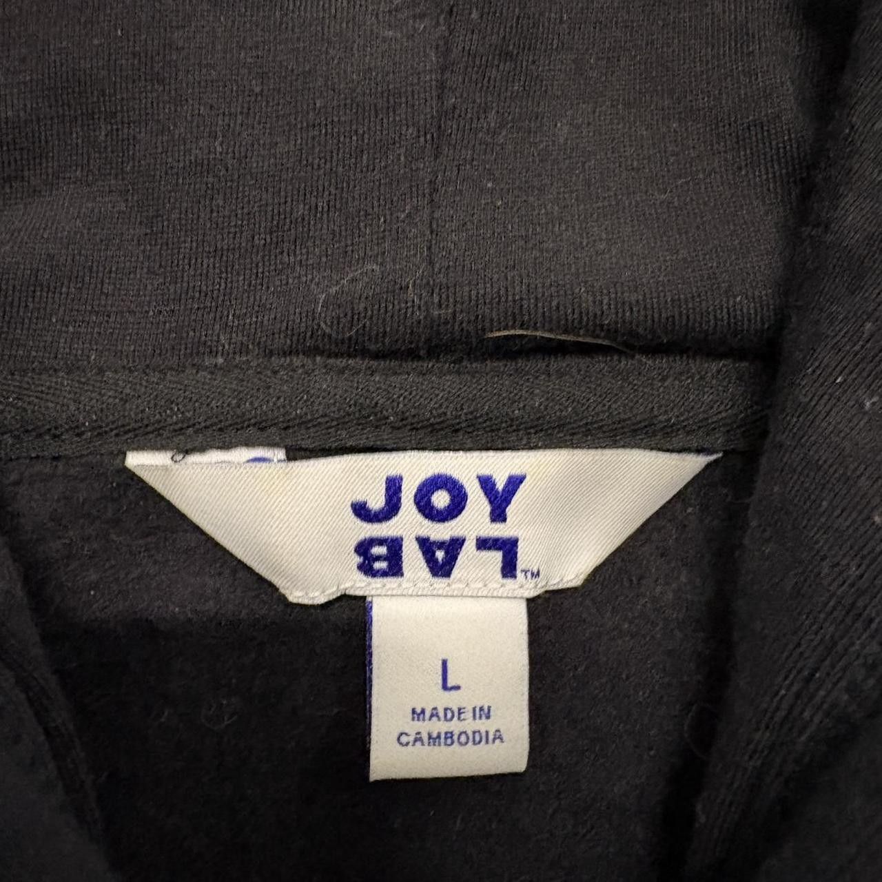 Vintage Crazy Vintage Y2K/2000s Blank Black Quality Joy Lab Loungewear Streetwear Black Hoodie! Size US L / EU 52-54 / 3 - 3 Thumbnail