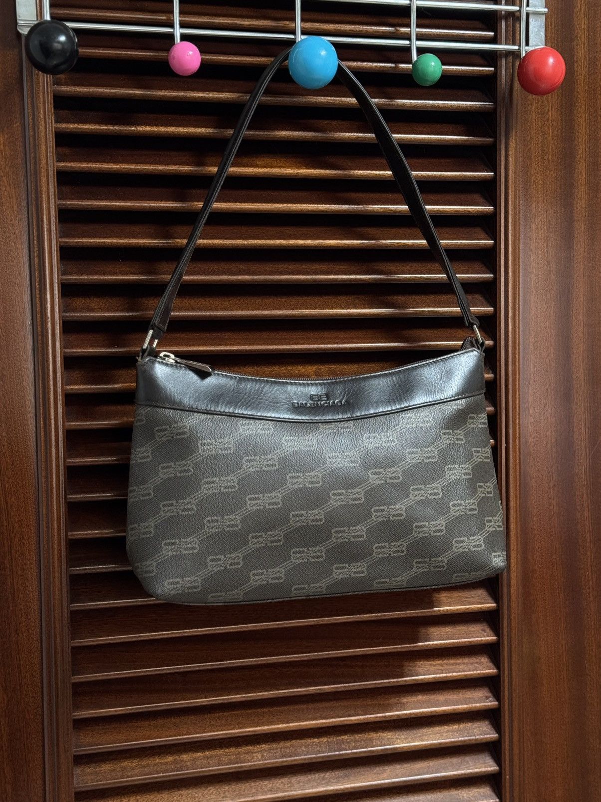 Balenciaga Balenciaga BB Monogram Canvas Satchel Size ONE SIZE - 2 Thumbnail