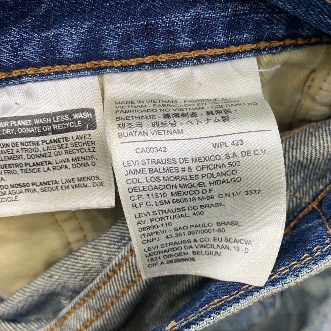 Levi's Vintage 90s Levis 501 Selvedge Distressed Denim Size US 30 / EU 46 - 20 Thumbnail