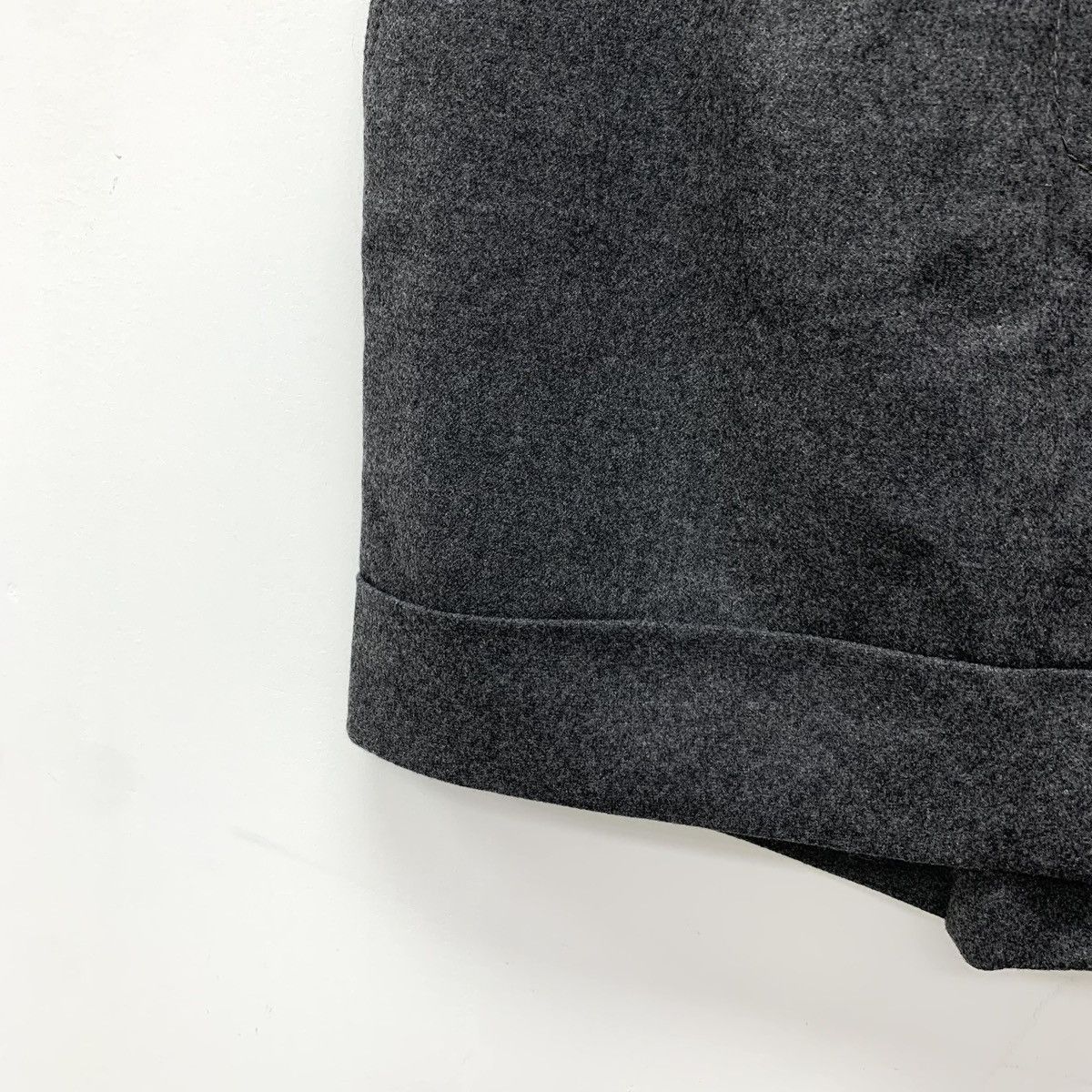 Brunello Cucinelli Brunello Cucinelli Dark Grey Beaded Belt Wool Skirt K26WX Size 26" / US 2 / IT 38 - 4 Thumbnail