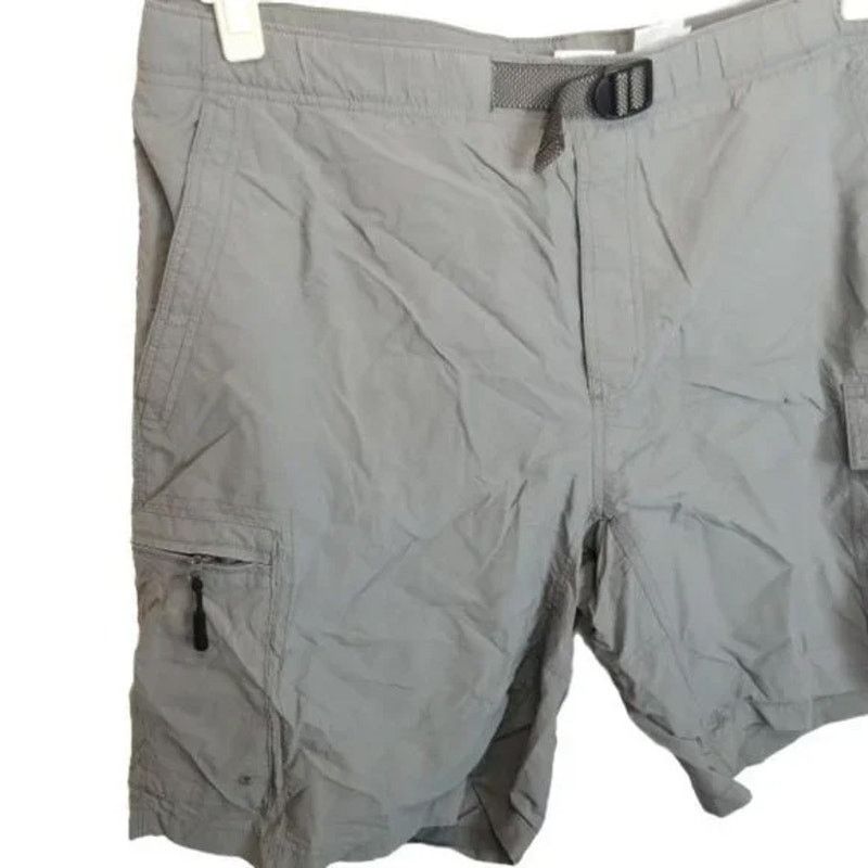 Columbia Columbia Mens Gray Nylon Hiking Cargo Shorts Sz L Gorpcore Size US 38 / EU 54 - 3 Thumbnail