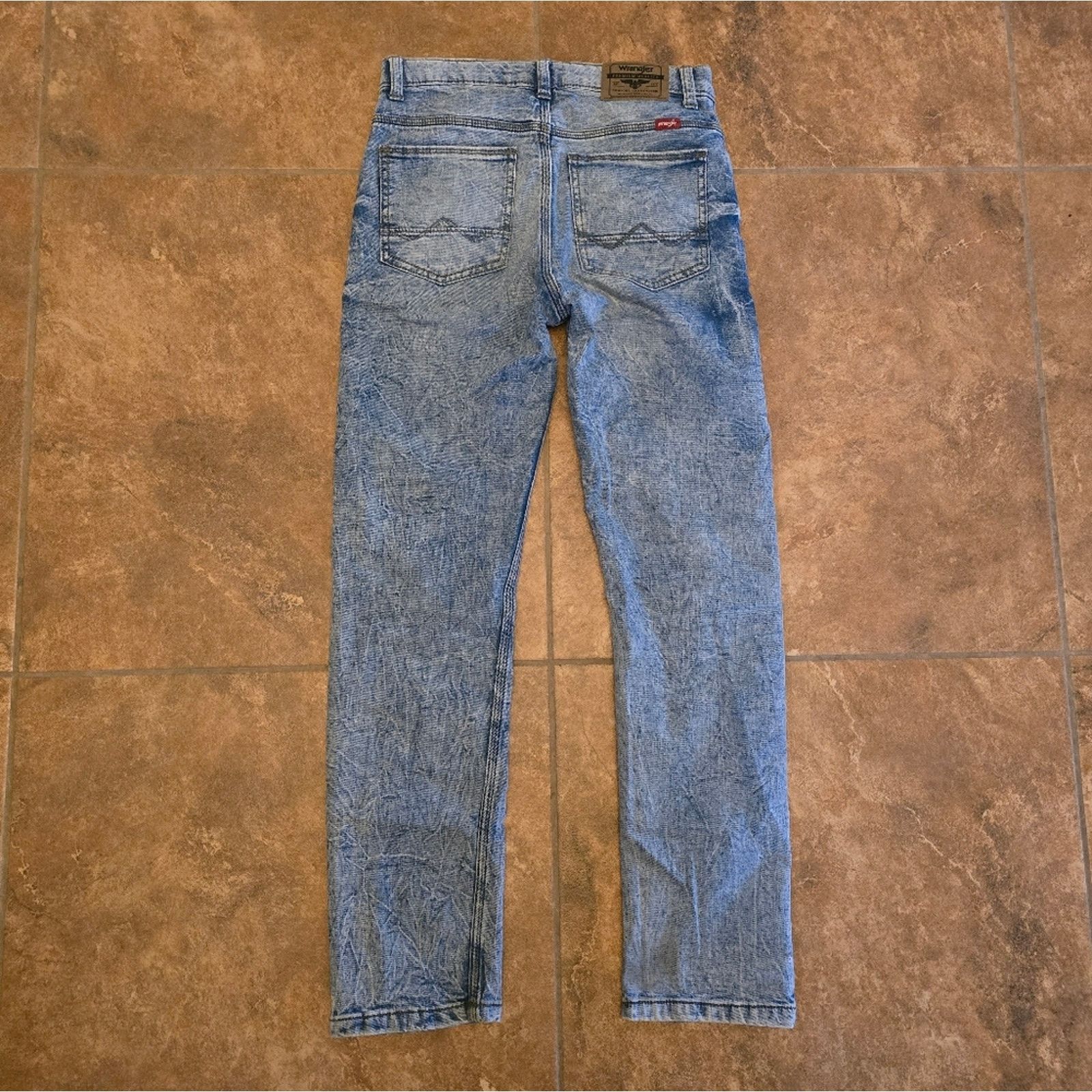 Wrangler Denim Detailed | WRANGLER | Slim Jean Size 36" / US 14 / IT 50 - 2 Thumbnail