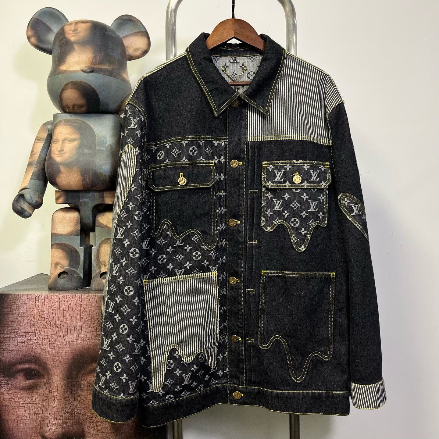Louis Vuitton Louis Vuitton x Nigo Monogram Denim Jacket 50 Size US M / EU 48-50 / 2 - 1 Thumbnail