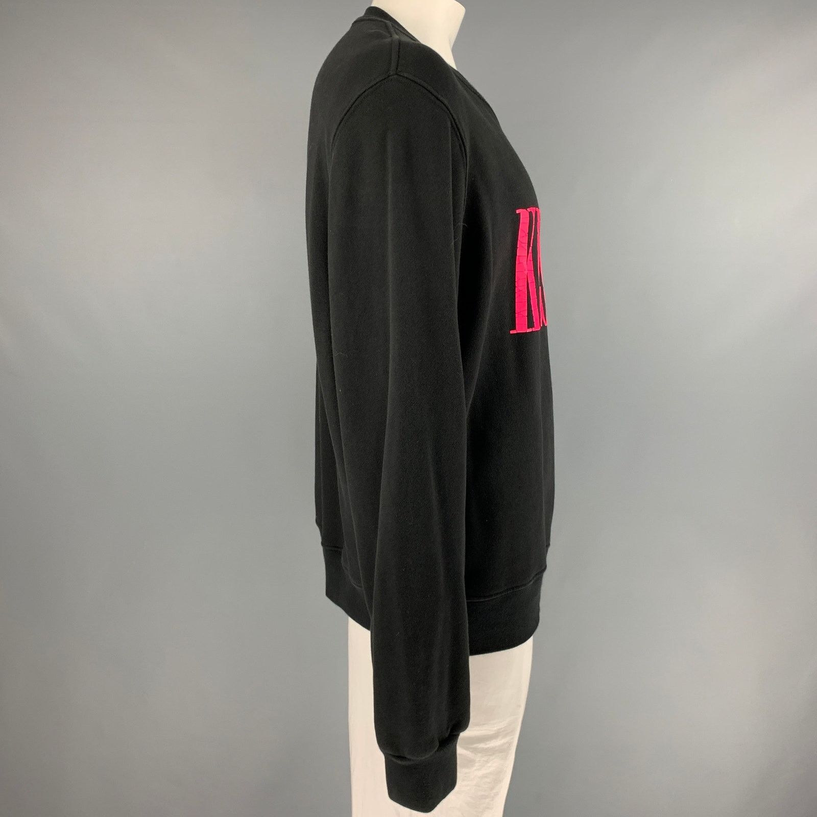 Amiri AMIRI Size XL Black Graphic Cotton Crew-Neck Sweatshirt Size US XL / EU 56 / 4 - 2 Thumbnail