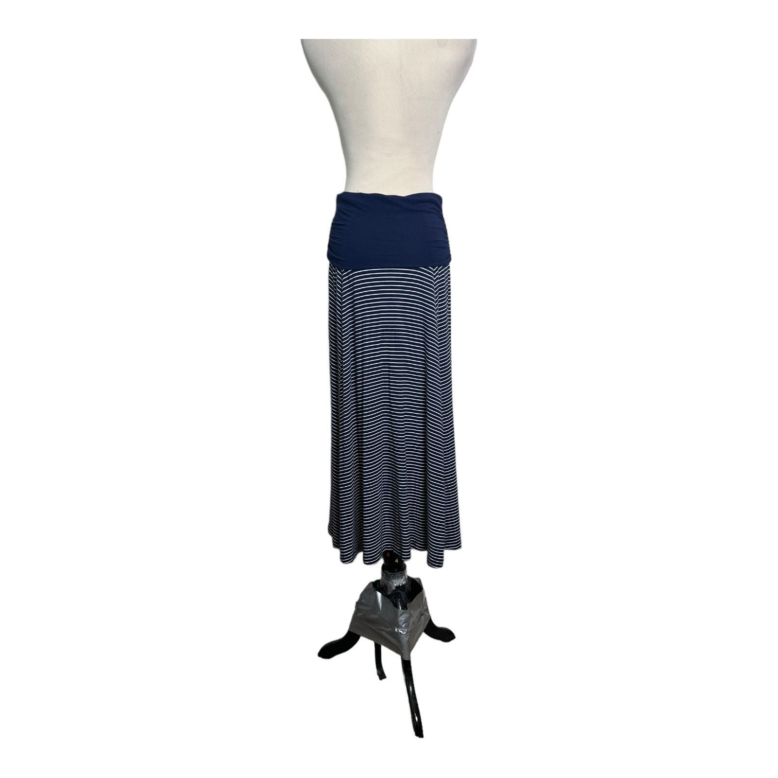 Gap Gap blue striped pull on casual maxi skirt size XS Size 28" / US 6 / IT 42 - 2 Thumbnail