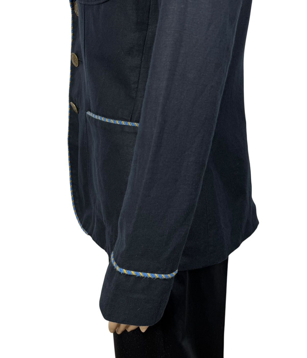 Ralph Lauren Ralph Lauren Linen-Cotton Club Blazer Embroidered Logo Size M / US 6-8 / IT 42-44 - 7 Thumbnail