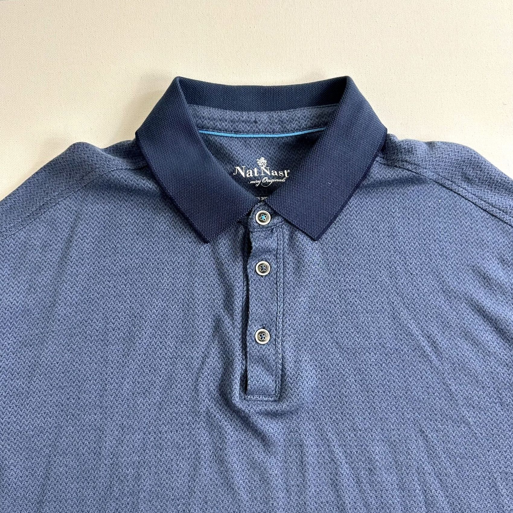Nat Nast Nat Nast Polo Shirt Adult XL Blue Logo Luxury Originals Casual Rugby Men Size US XL / EU 56 / 4 - 4 Thumbnail