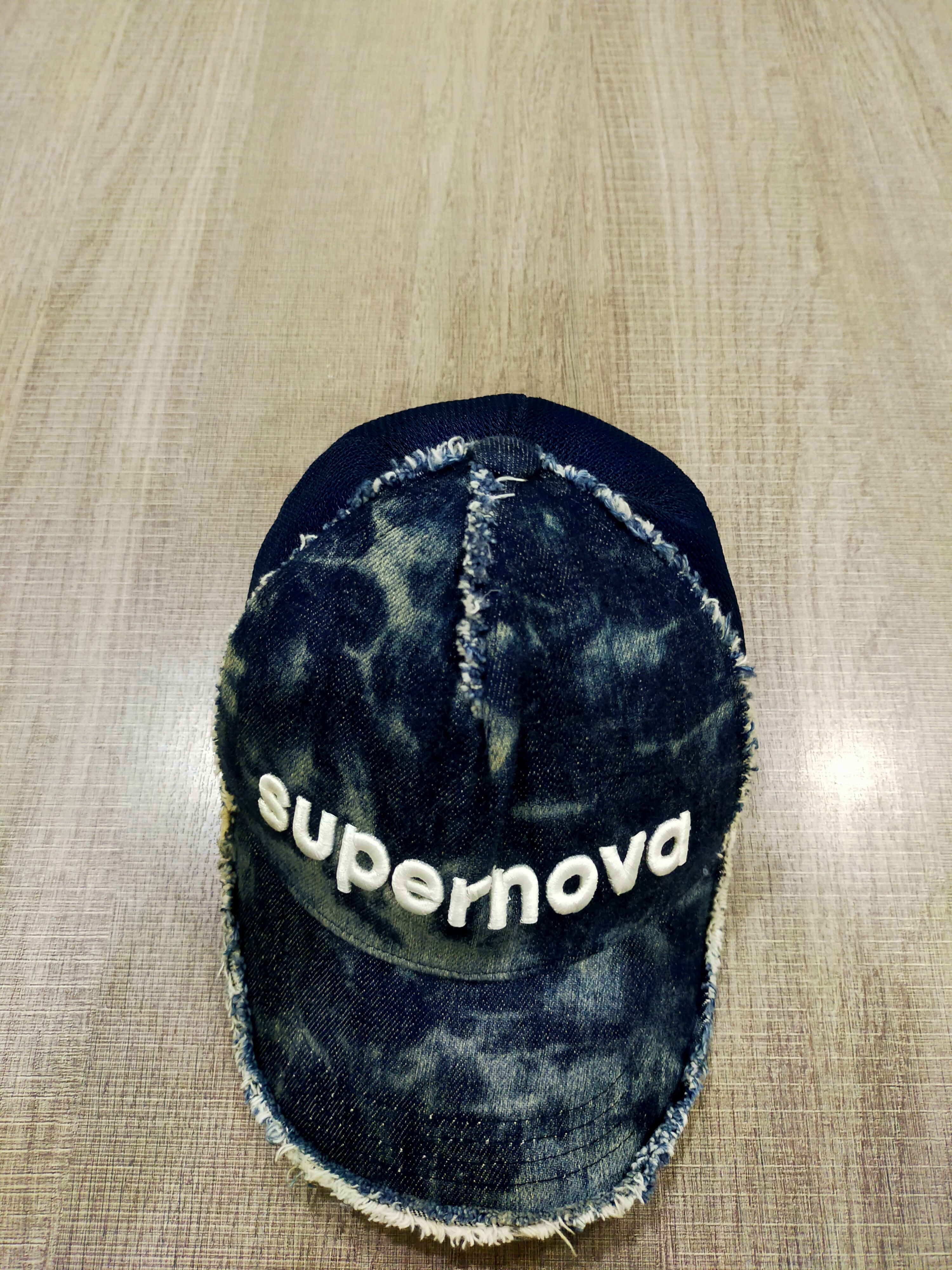 Japanese Brand 🚨SUPERNOVA BY PARIS JULIET DENIM WASHED TRUCKER HAT Size ONE SIZE - 6 Thumbnail