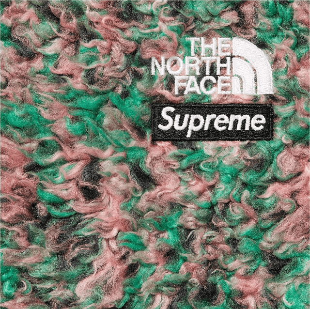 Supreme Supreme TNF High Pile Fleece Pullover, Multicolor (L