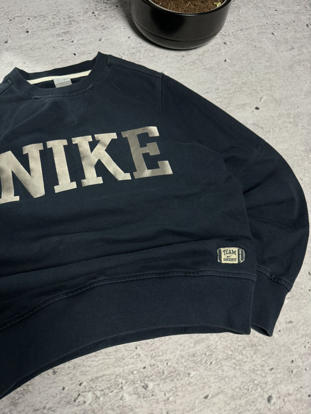 Nike × Vintage 00s Nike Vintage Big Logo Sweatshirt Y2K Size US S / EU 44-46 / 1 - 3 Thumbnail