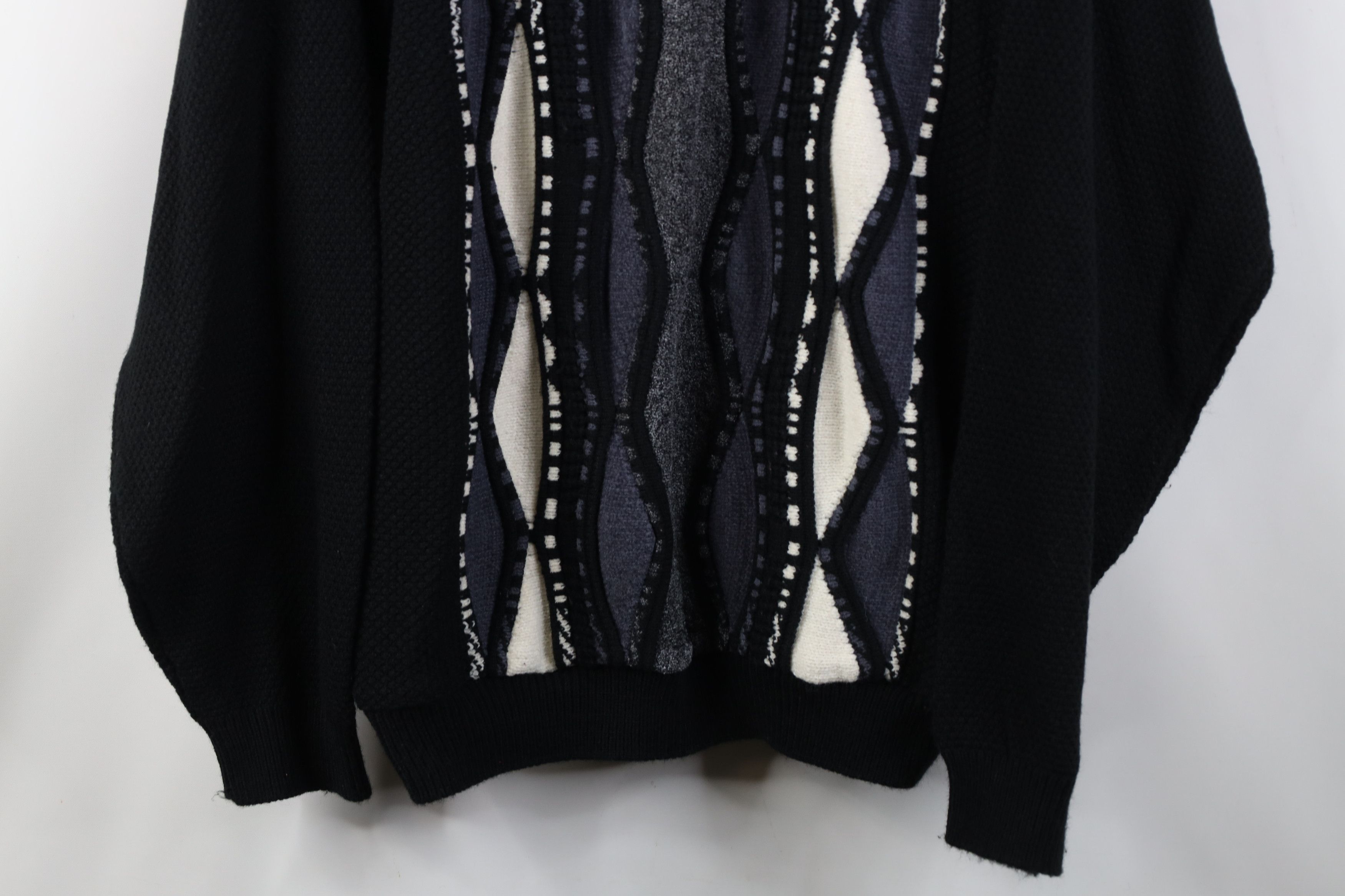 Vintage Vintage 90s Coogi Style Wool Blend Knit Cosby Sweater Size US L / EU 52-54 / 3 - 3 Thumbnail