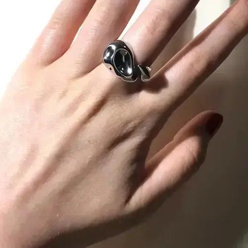 American Edition × Jewelry × Ring Of Fire Irregular Adjustable Ring Size ONE SIZE - 2 Thumbnail