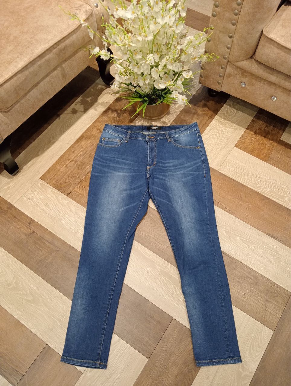 Japanese Brand 1PIU1UGUALE3 STRETCH JEANS - EU L - PREMIUM JAPANESE DENIM Size US 34 / EU 50 - 1 Thumbnail