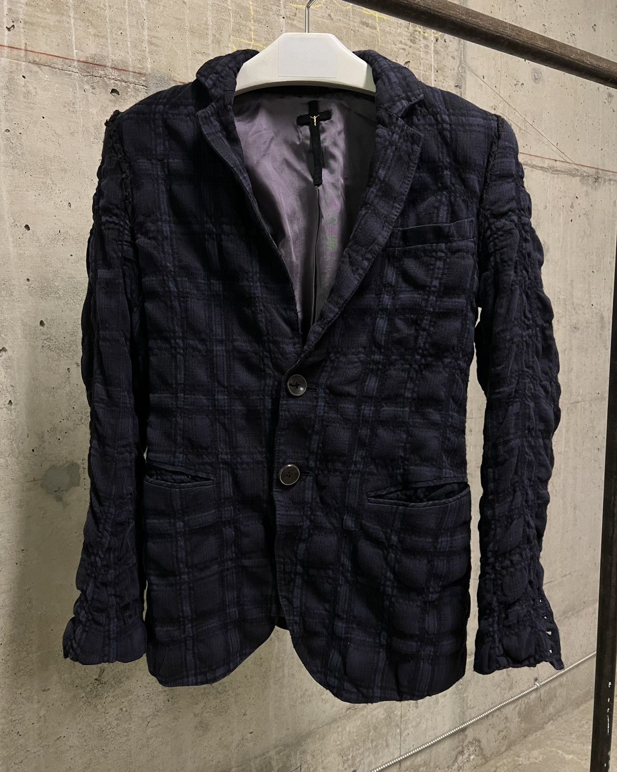 Le Grande Bleu (L.G.B.) L.G.B. Blue Plaid Blazer Size US S / EU 44-46 / 1 - 3 Thumbnail