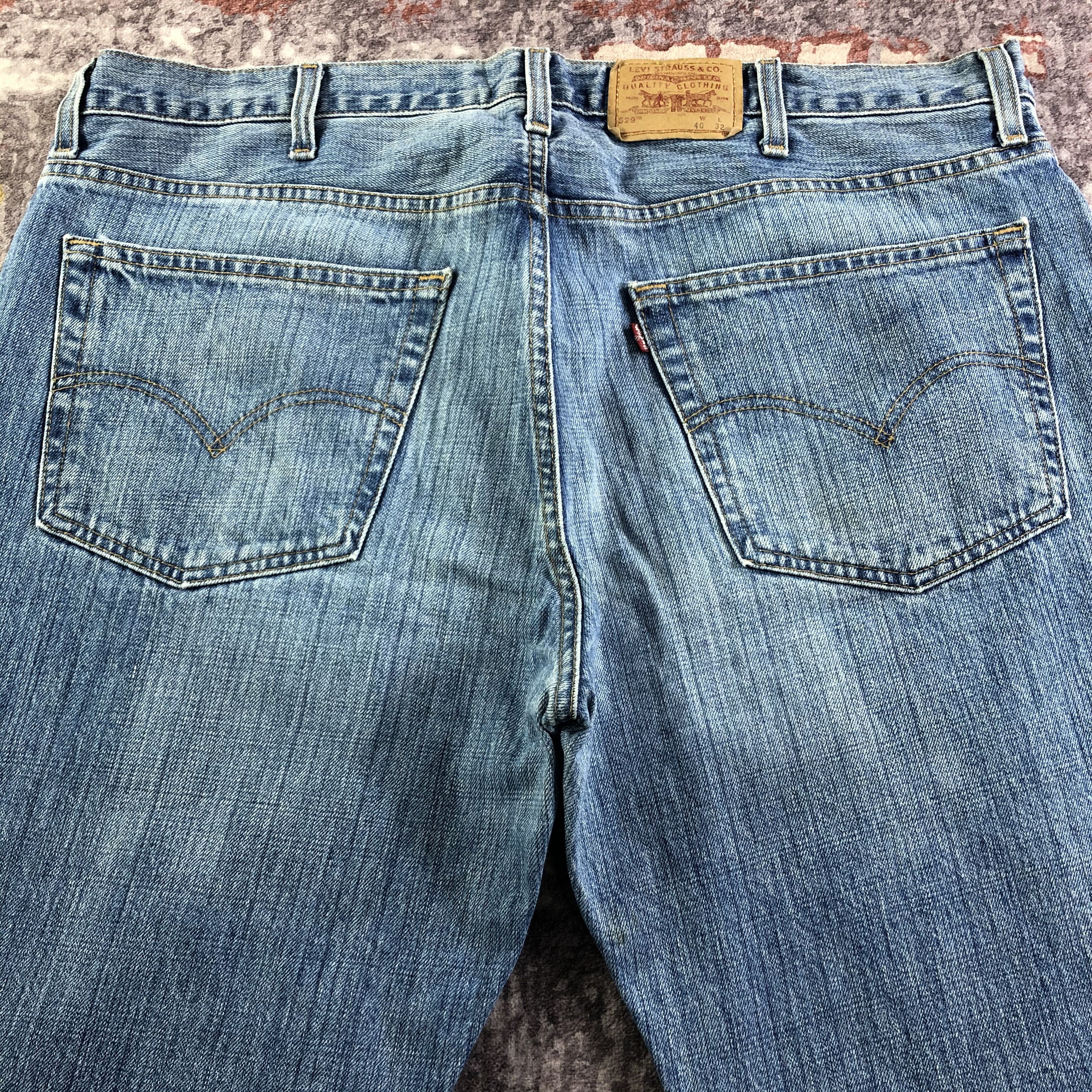 Levi's × Vintage Vintage Blue Wash Levis 529 Jeans-JM3387 Size US 42 / EU 58 - 4 Thumbnail