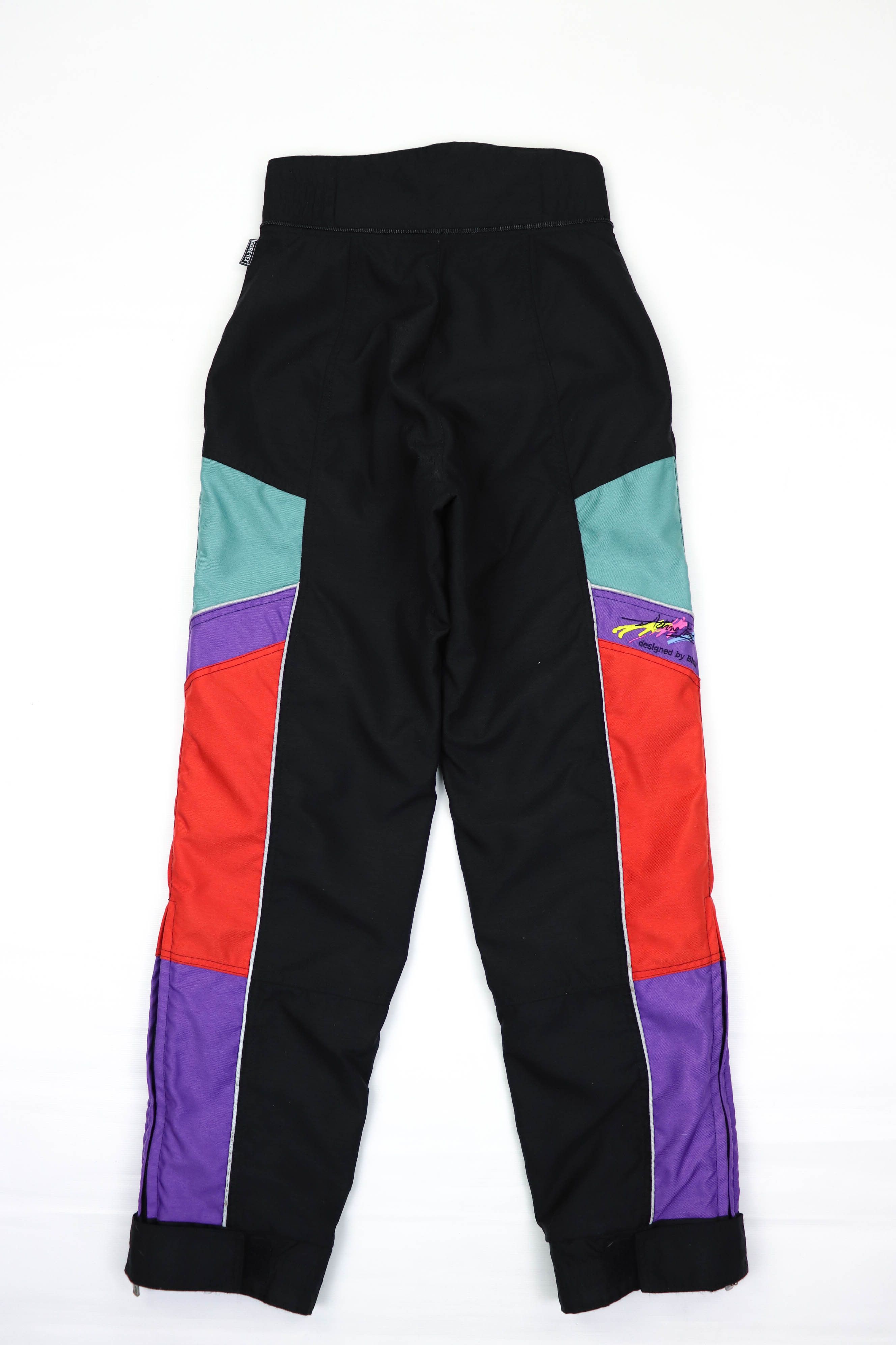 BMW BMW Vintage 90s Gore-Tex Nylon Snowboard Snow Ski Pants Size 26" / US 2 / IT 38 - 2 Thumbnail