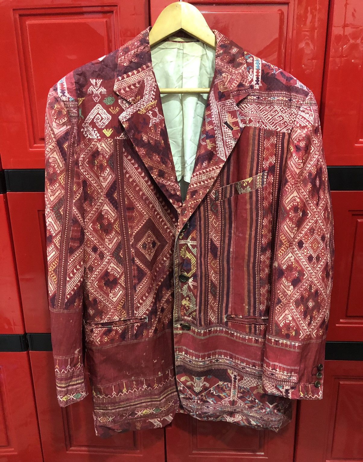Comme des Garcons Homme Plus Runway*COMME des GARCONS HOMME PLUS Ethnic Printed Jacket. Size US S / EU 44-46 / 1 - 2 Thumbnail
