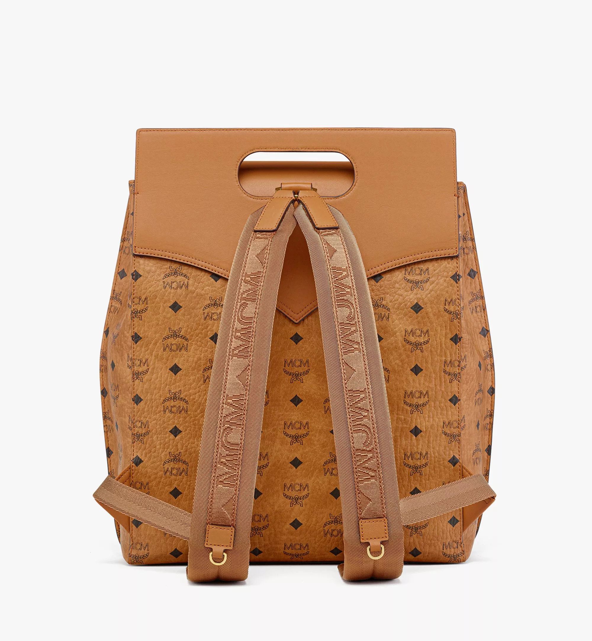 MCM o1mt1gz0426 Size: OS / Diamond Backpack in Brown Size ONE SIZE - 5 Thumbnail