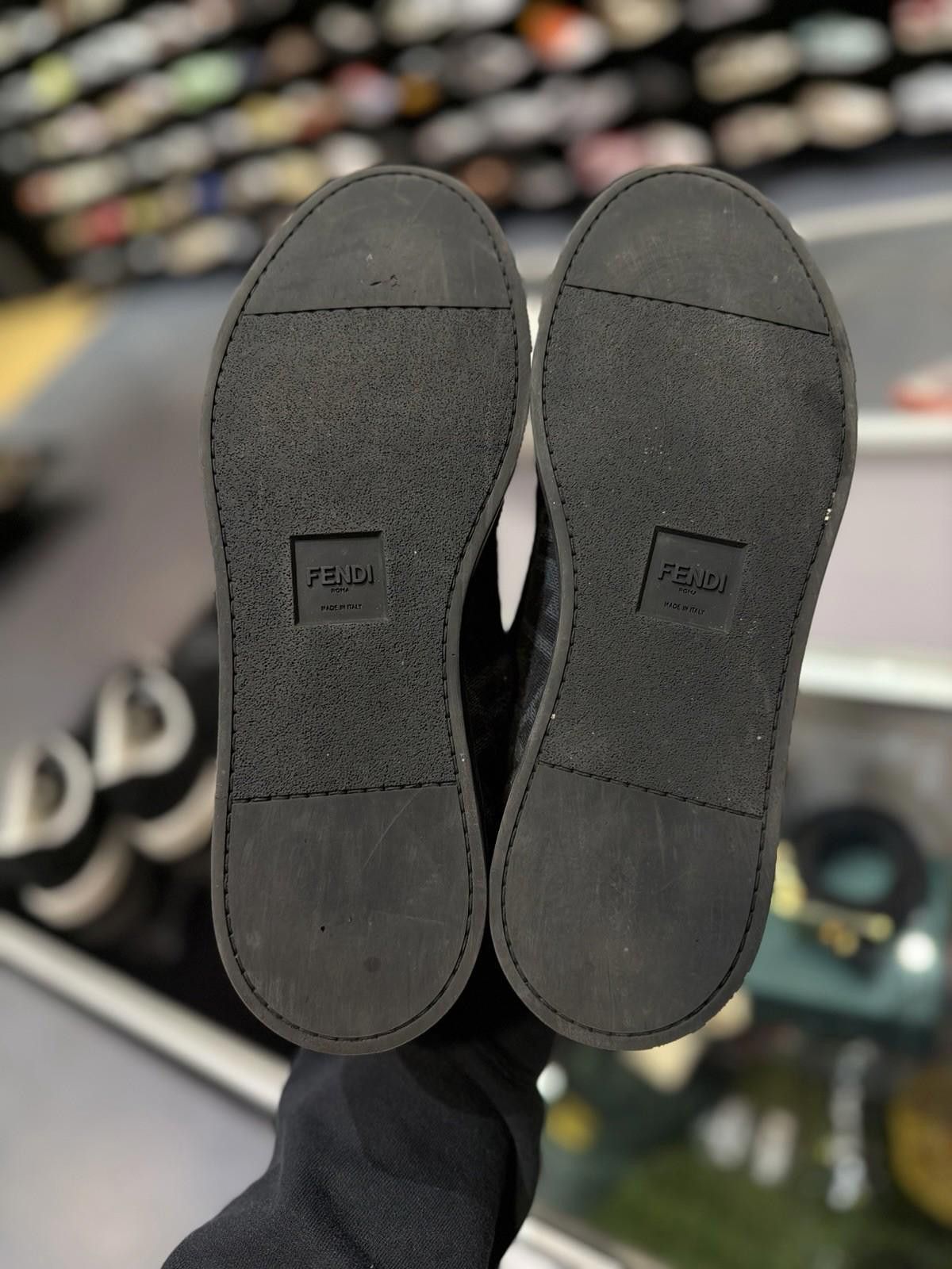 Fendi FENDI Monogram Black FF Logo Sneaker Men Size 7UK/8US $800 Size US 8 / EU 41 - 12 Thumbnail