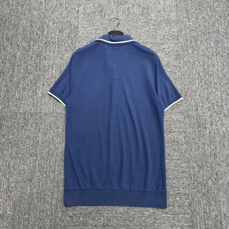 Loro Piana loro piana Knitted v-neck short sleeves 2505-Nextarrow Size US XS / EU 42 / 0 - 5 Thumbnail