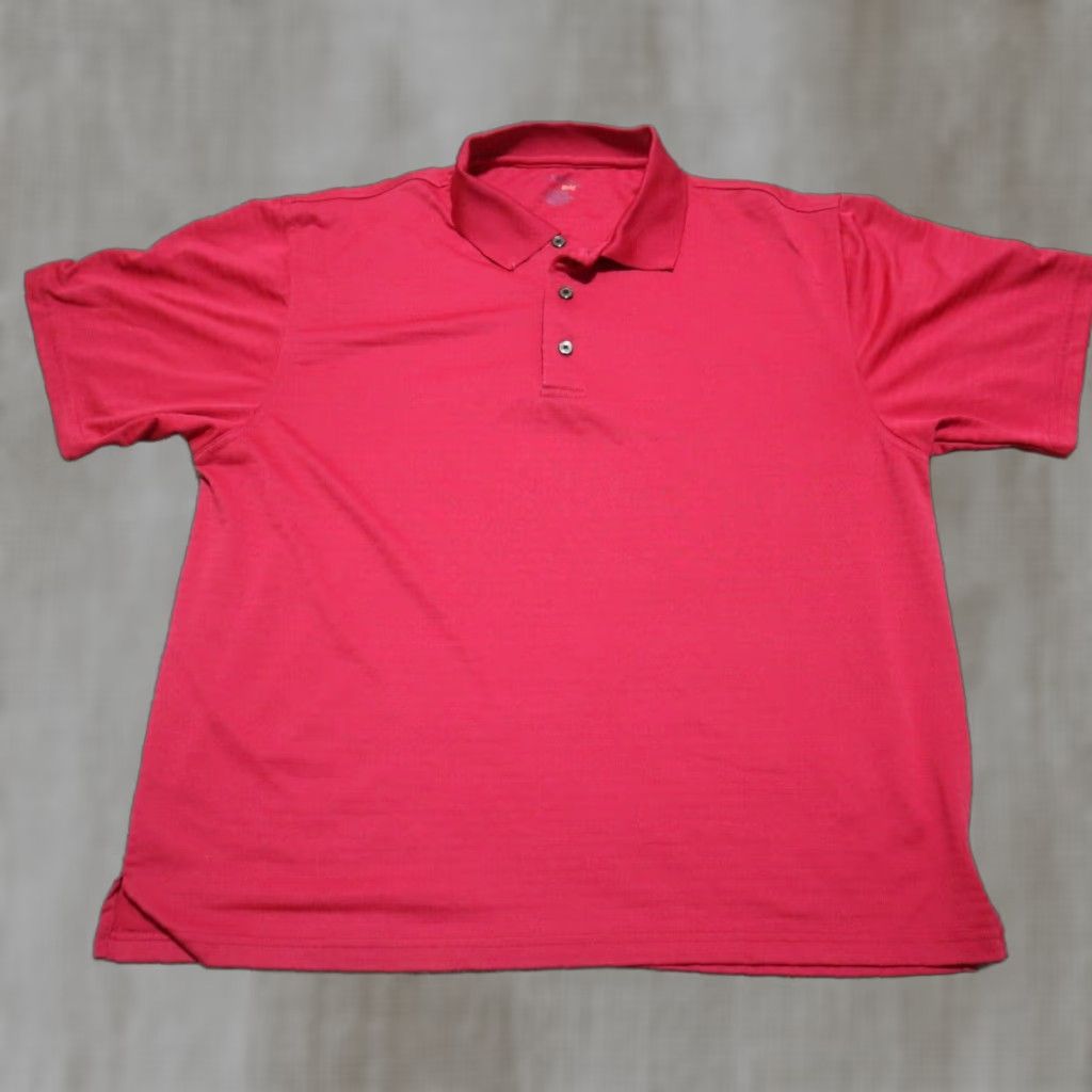 George George Polo Shirt Mens L Red Golf Casual Short Sleeve Button-Down Collared Shirt Size US L / EU 52-54 / 3 - 1 Thumbnail