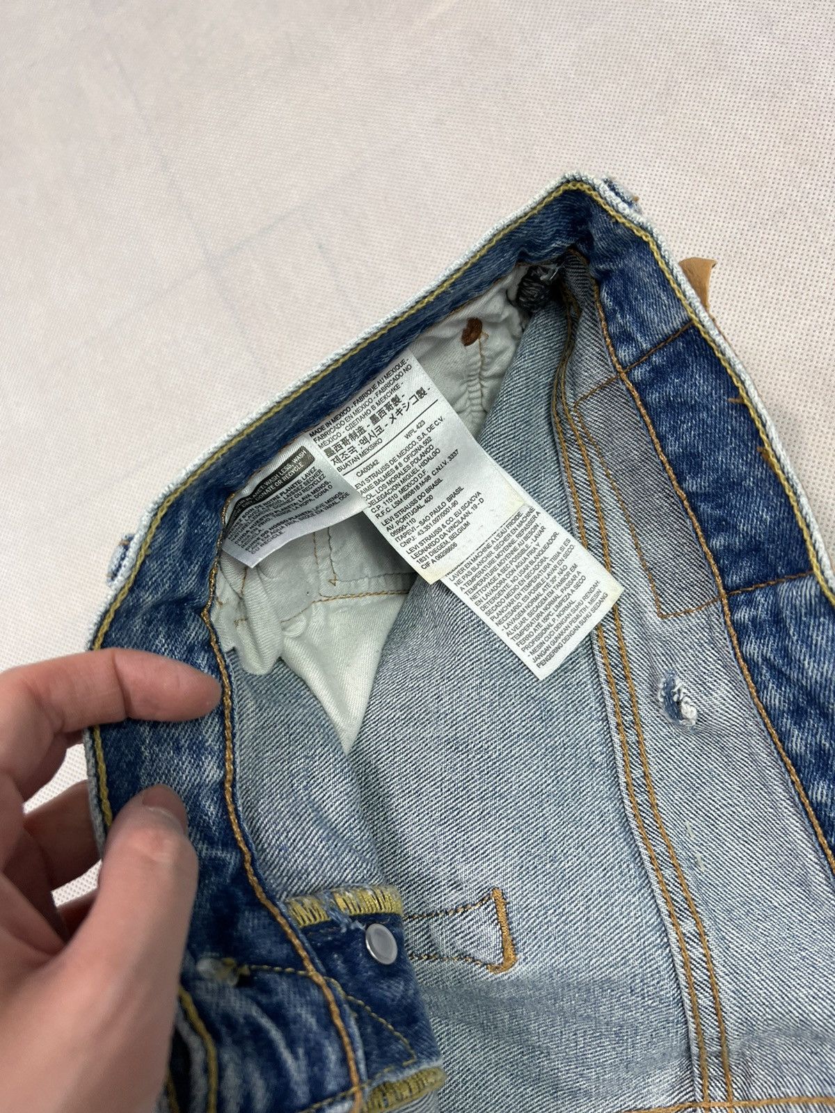 Levi's × Levi's Vintage Clothing Pants Levi’s 501 baby blue 38/32 Size US 38 / EU 54 - 4 Thumbnail