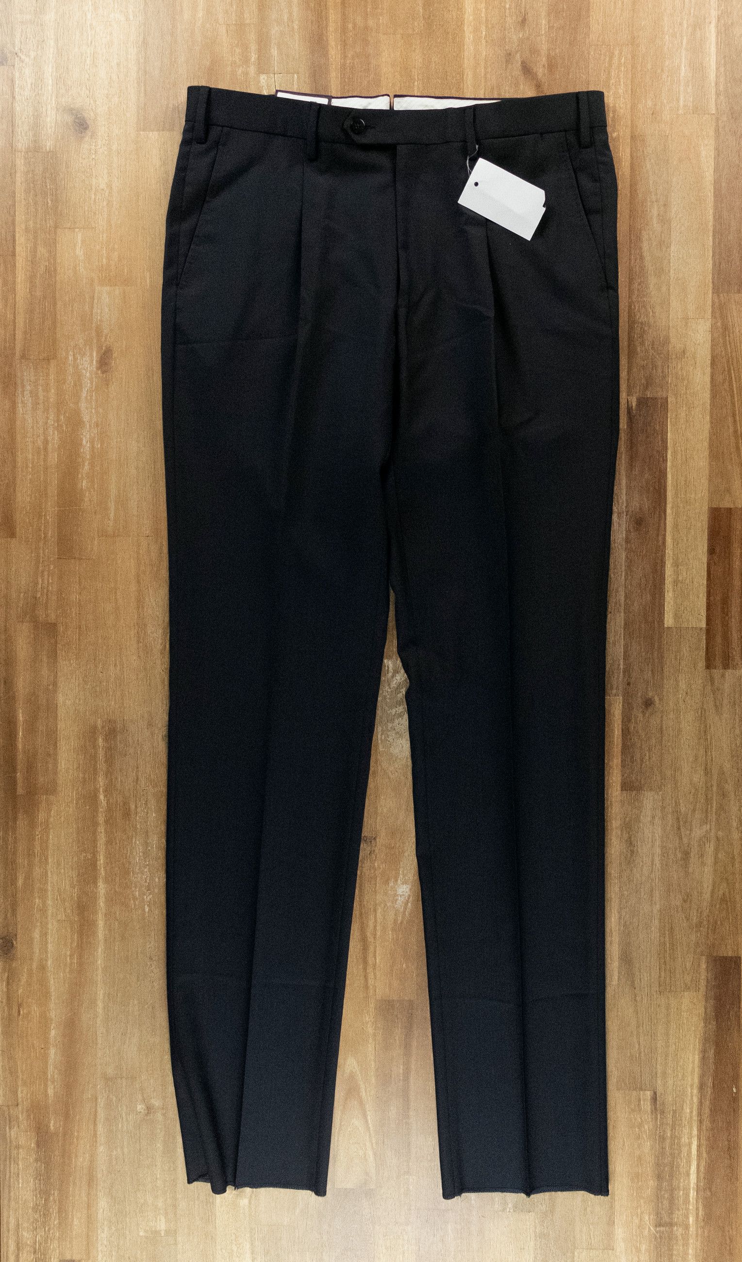 Caruso CARUSO navy blue wool dress pants trousers 36 / 52 Size US 36 / EU 52 - 1 Thumbnail