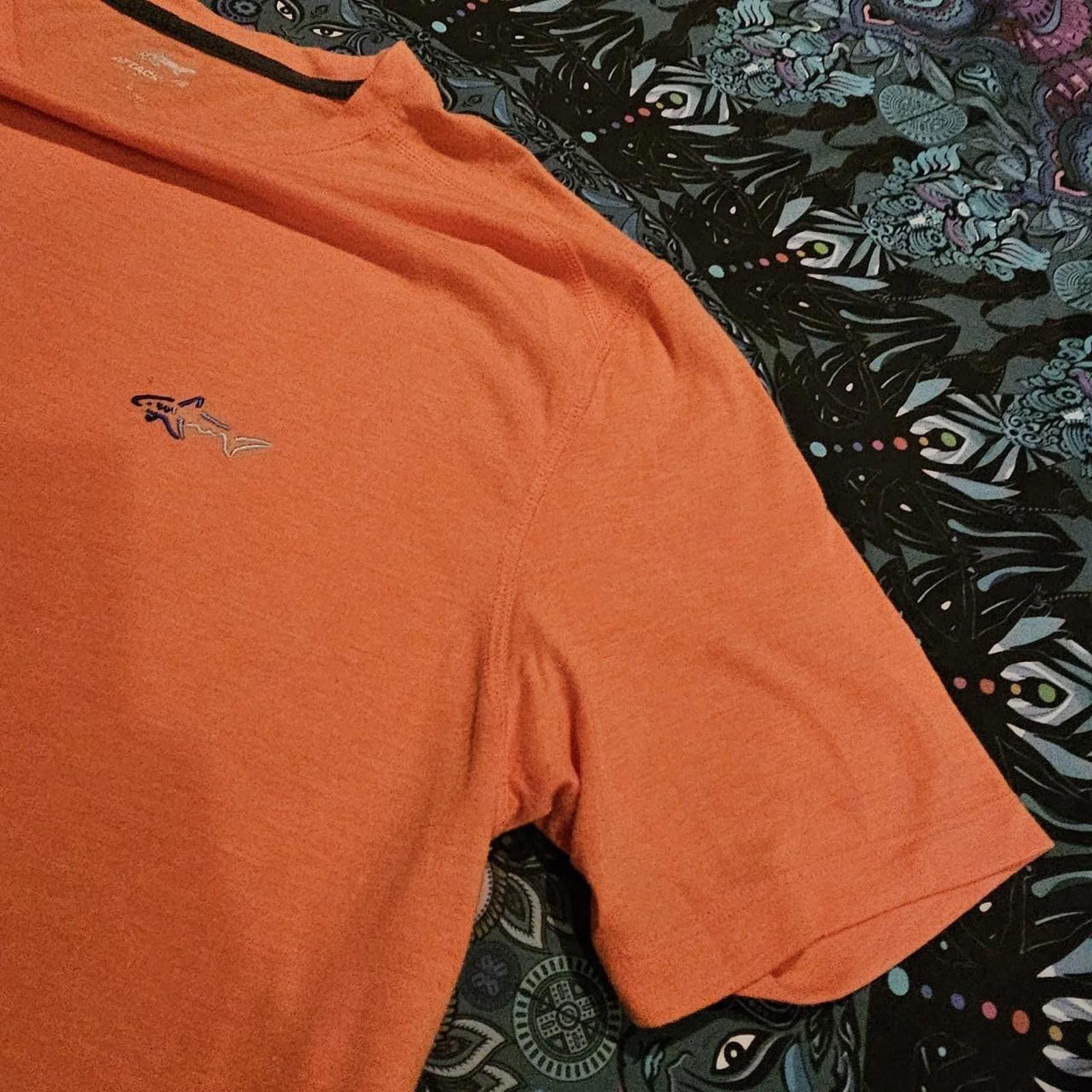 Designer Greg Norman Collection Men's Orange T-shirt Size US L / EU 52-54 / 3 - 5 Thumbnail