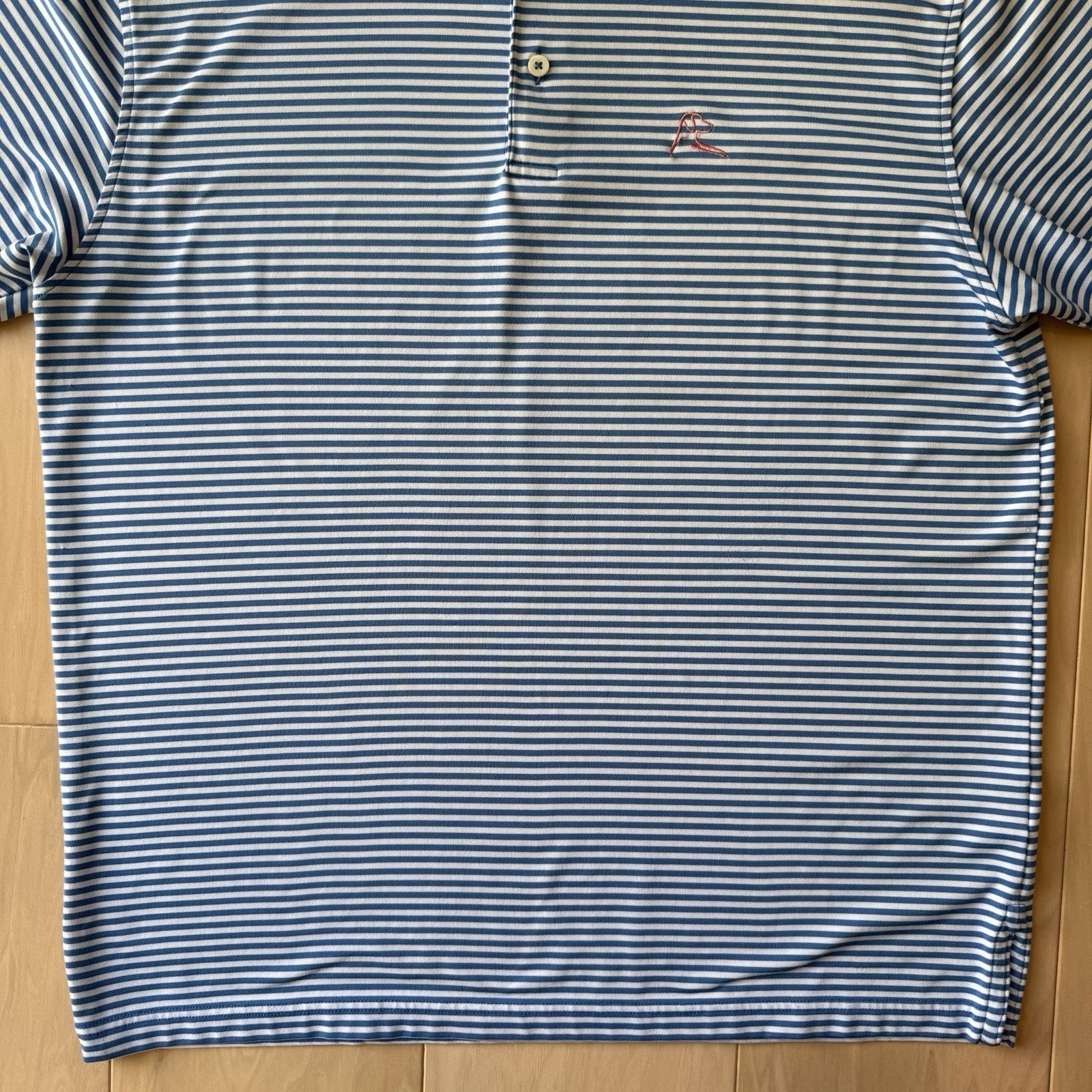 Other Rhoback Polo Shirt M Blue White Striped Golf Tennis Size US M / EU 48-50 / 2 - 4 Thumbnail