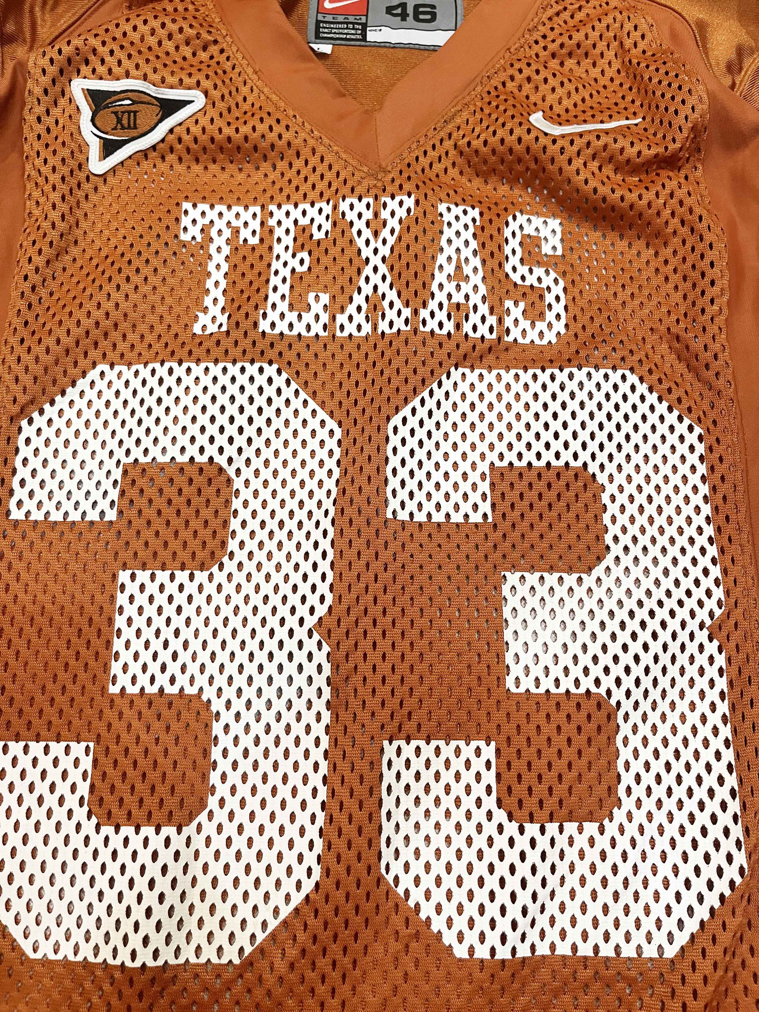 Nike Nike Texas Longhorns #33 NCAA Football Game Worn Jersey Size US M / EU 48-50 / 2 - 2 Thumbnail