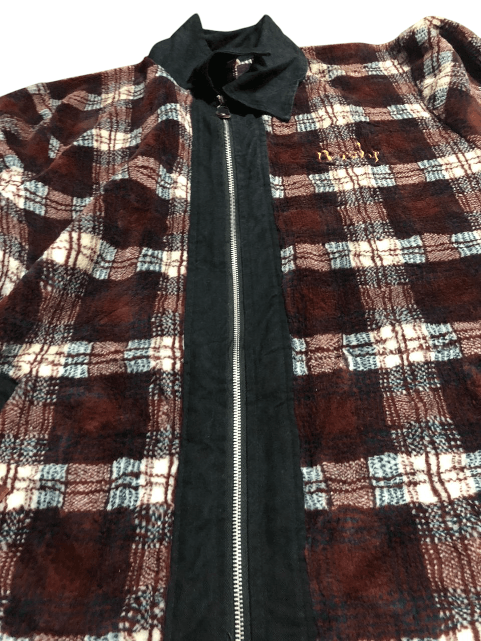 Vintage RARE💥Vintage Burly Sherpa Fleece Zipper Jacket Made In Usa Size US L / EU 52-54 / 3 - 11 Thumbnail