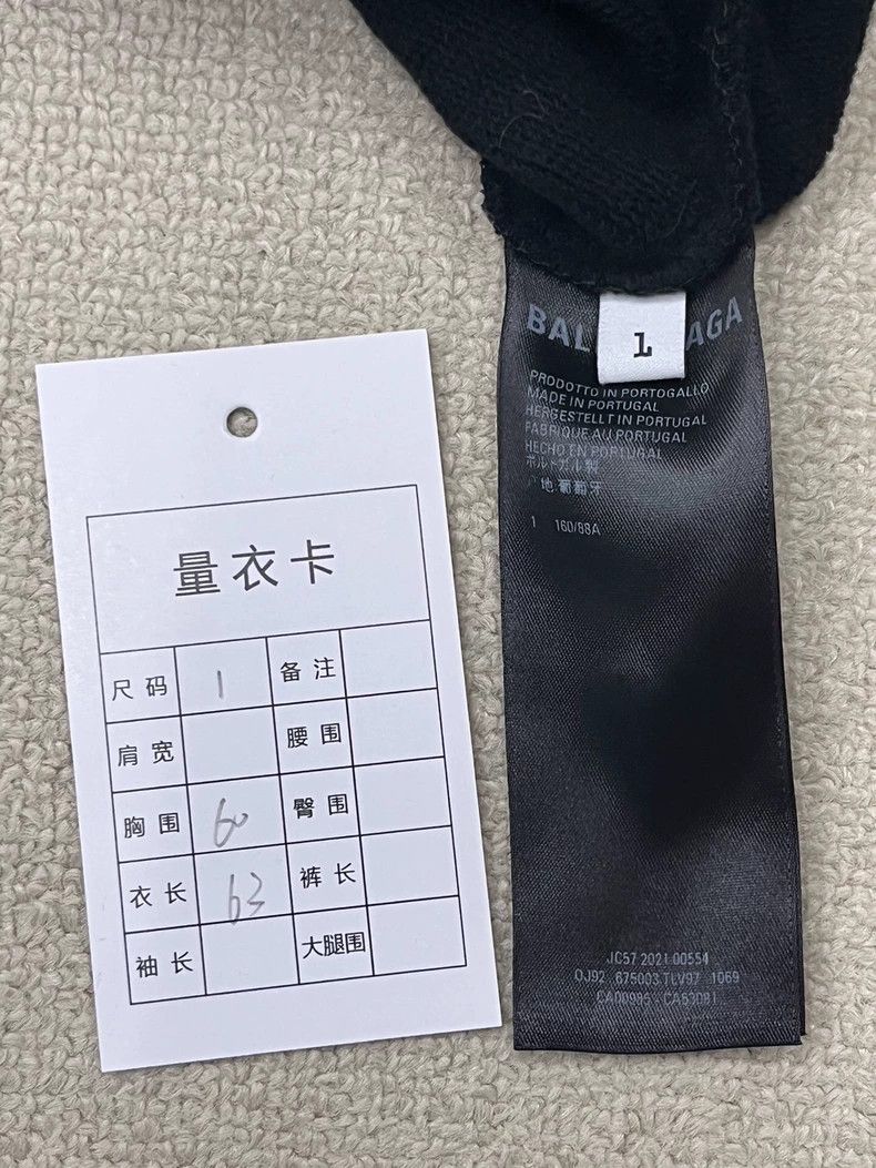 Balenciaga Balenciaga size 1 Logo Printed Loose Hooded Casual Long Sle Size US XS / EU 42 / 0 - 5 Thumbnail