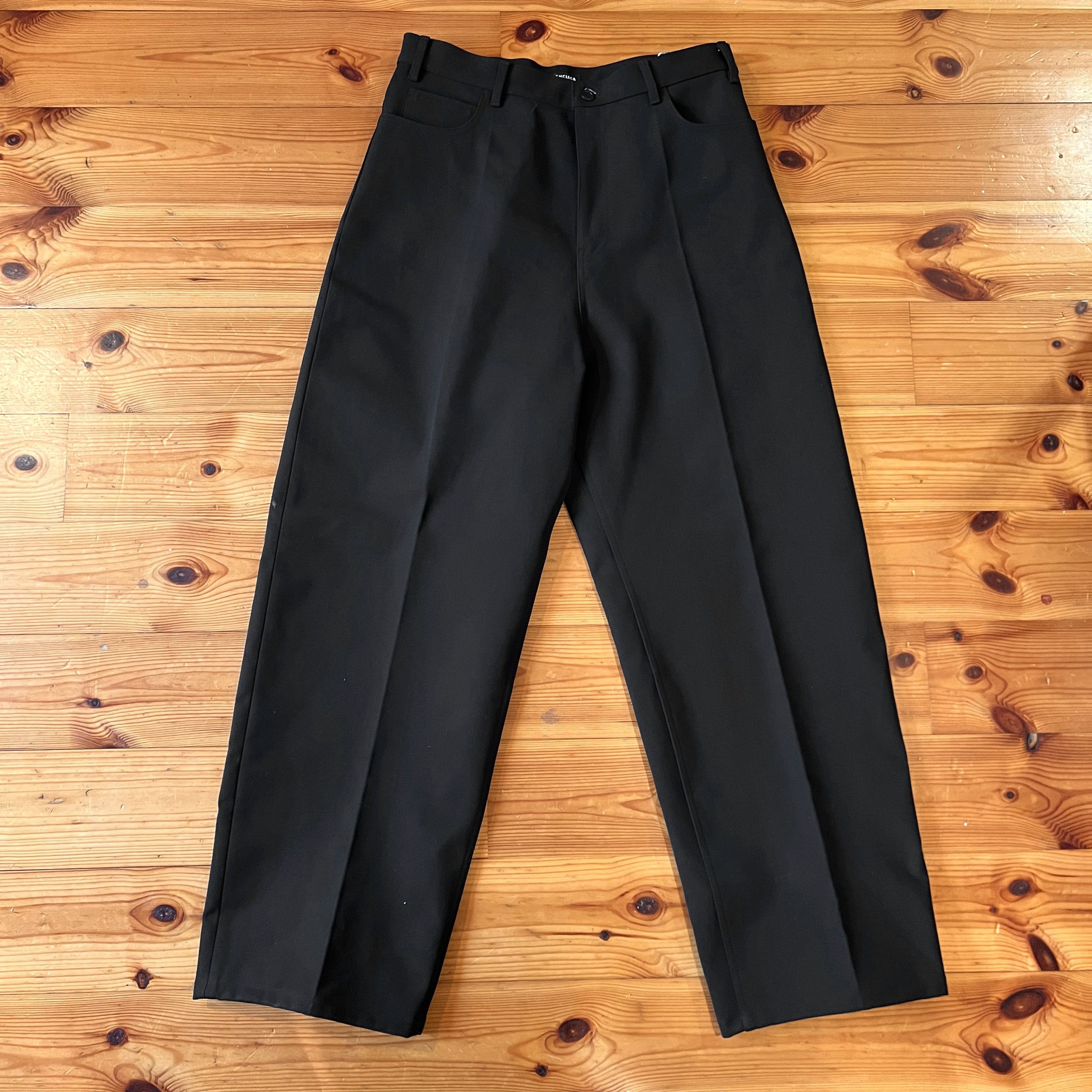 Image of Balenciaga Lost Tape Suit Pants in Black, Men's (Size 36)