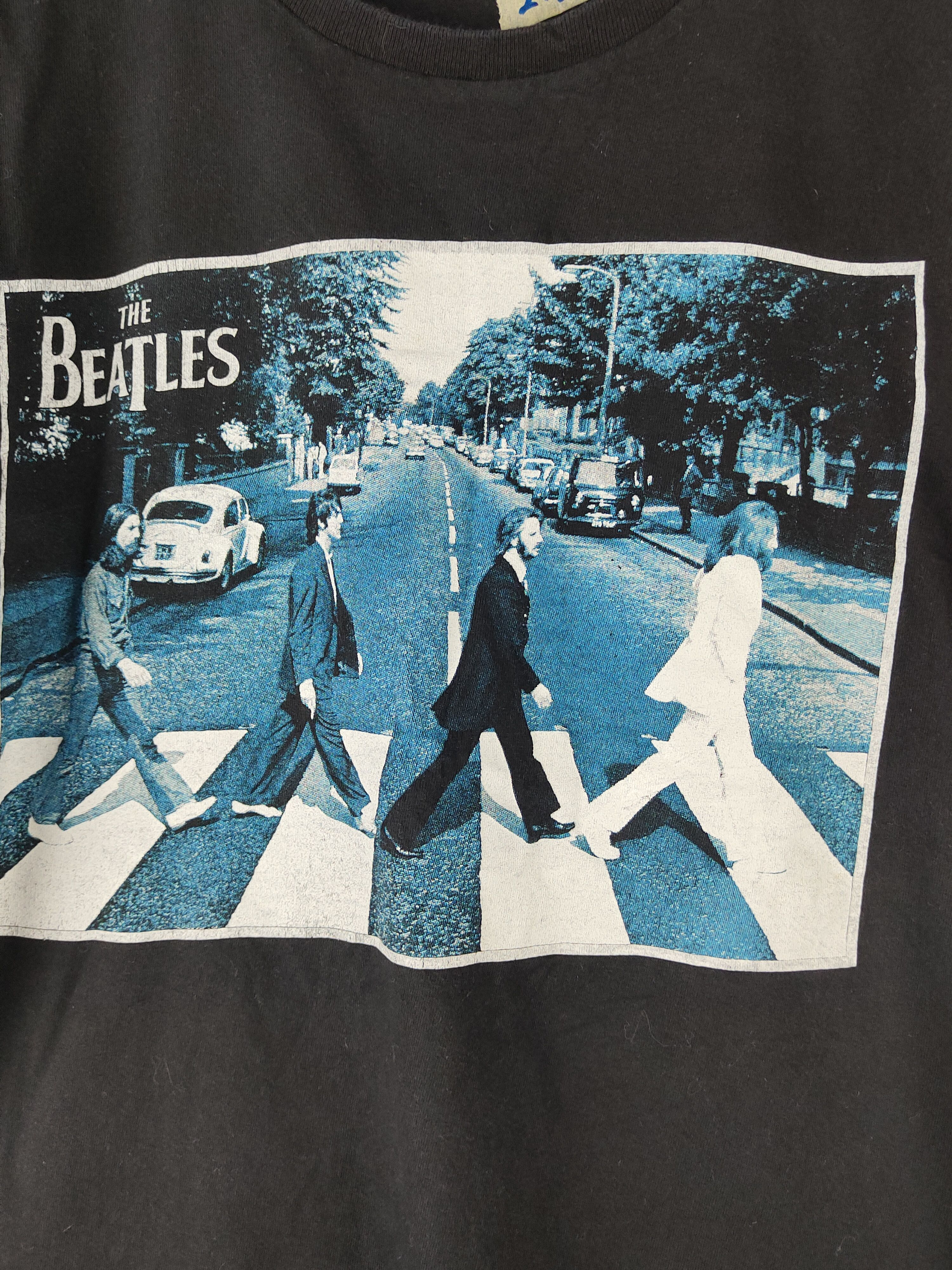 Band Tees × Vintage DL Sel Black The Beatles Short Sleeve T-shirt #2129 Size US M / EU 48-50 / 2 - 3 Thumbnail