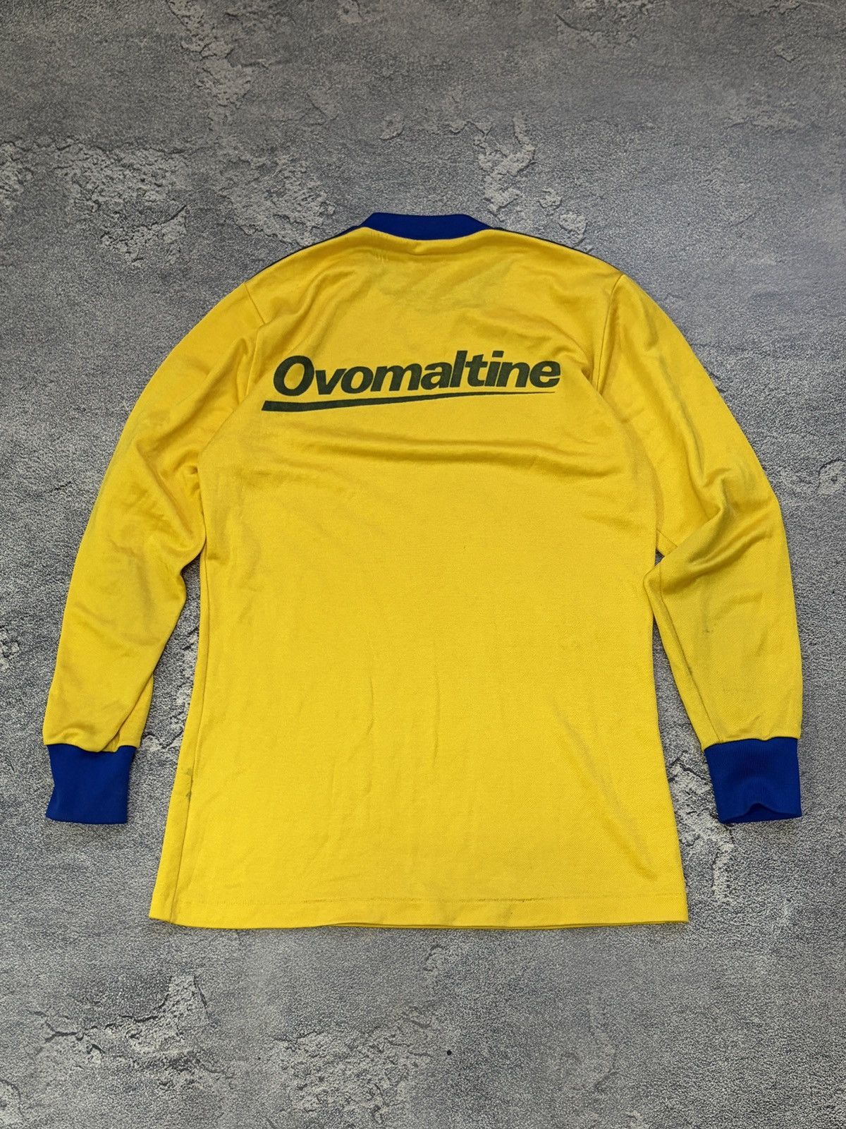 Adidas Vintage 70s Adidas Erima Isostar Ovomaltine Jersey Yellow M Size US M / EU 48-50 / 2 - 2 Thumbnail
