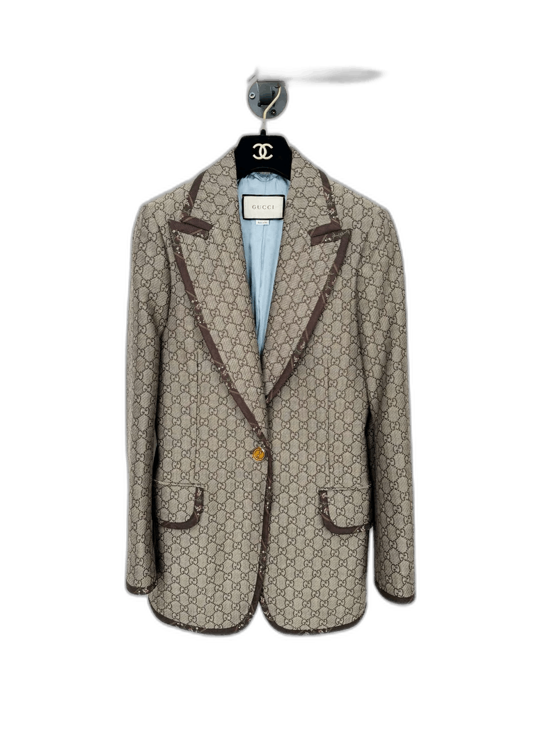 Gucci Gucci Monogram Jacket Size 38, Worn Once-2505 Size M / US 6-8 / IT 42-44 - 1 Thumbnail